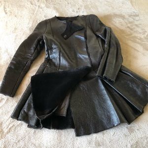 Miu Miu Chocolate Shearling